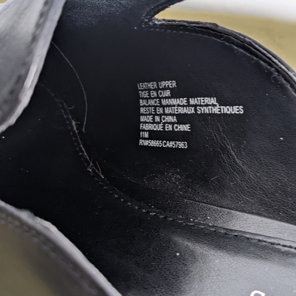 Size 11 Black Heeled Mules - Picture 4 of 5